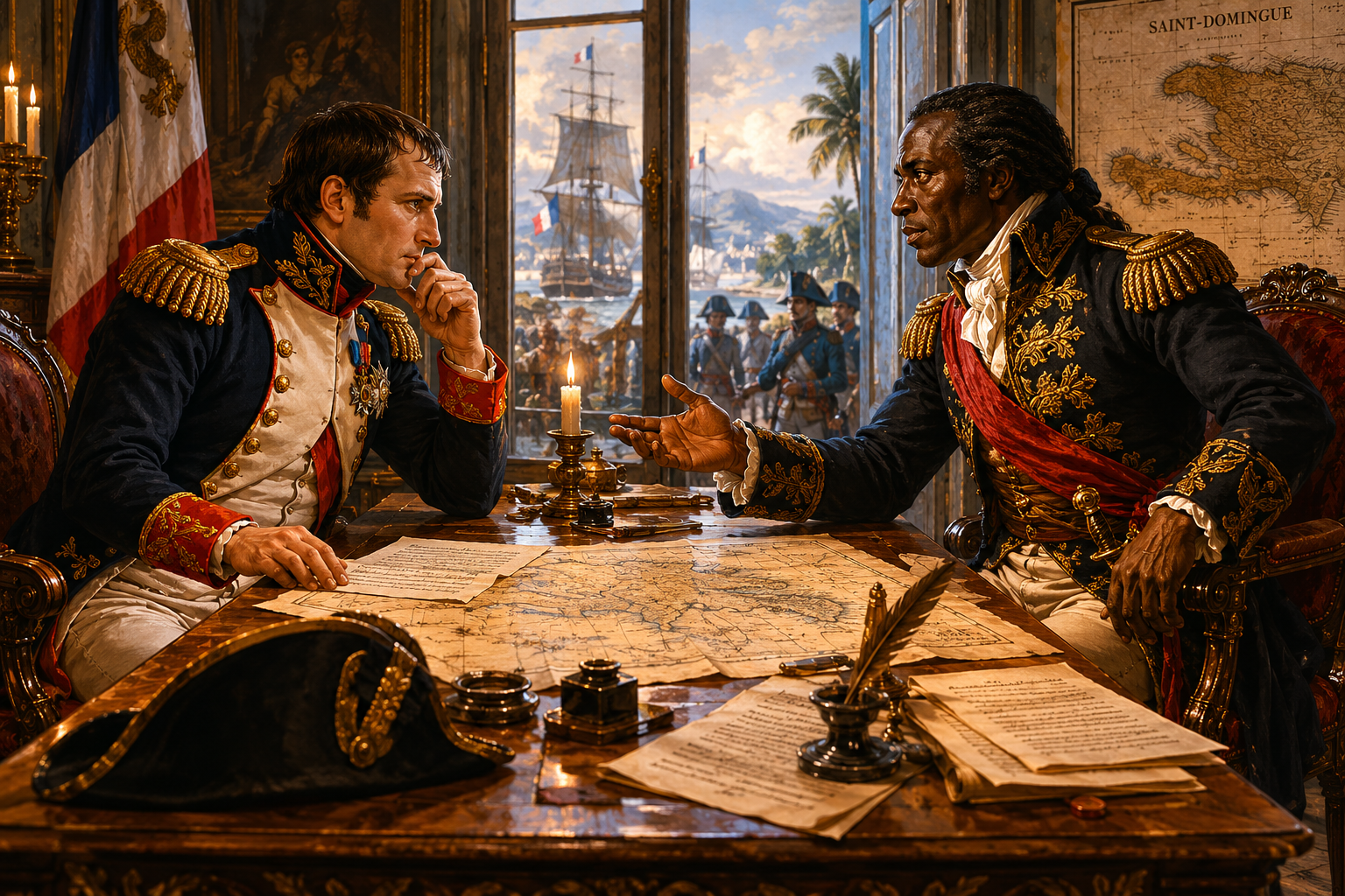Napoleon, Toussaint, Saint Helena